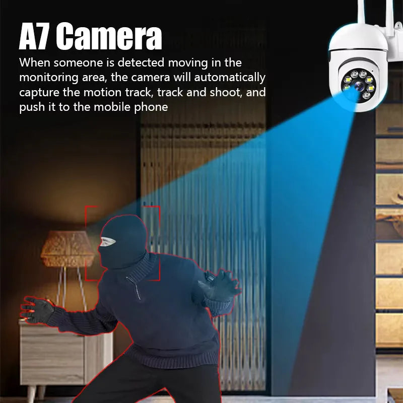 📹 Câmara IP WiFi Tuya 2MP – Vigilância Inteligente com Áudio Bidirecional