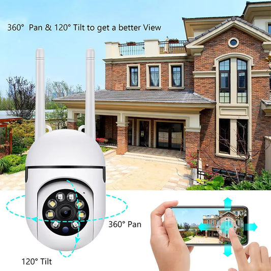 📹 Câmara IP WiFi Tuya 2MP – Vigilância Inteligente com Áudio Bidirecional